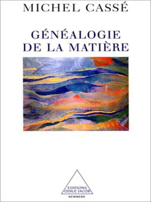 cover image of Généalogie de la matière